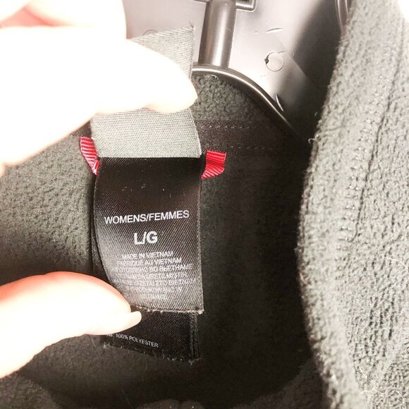 The North Face Womens Black Quarter Zip Fleece Jacket Large - Picture 7 of 9